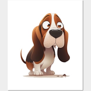 Dog Cute Adorable Humorous Illustration Posters and Art